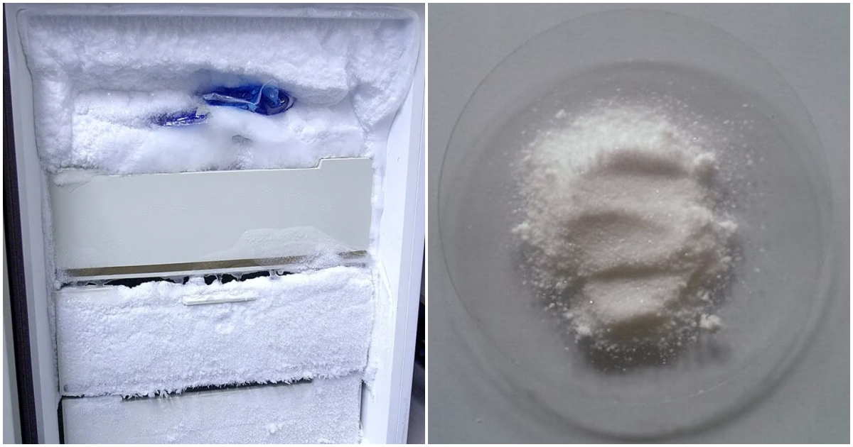 Už žádná tvorba námrazy v mrazáku: Jedlá soda, glycerin a olej jsou pomocníci, kteří nás na dlouhou dobu ušetří rozmrazování