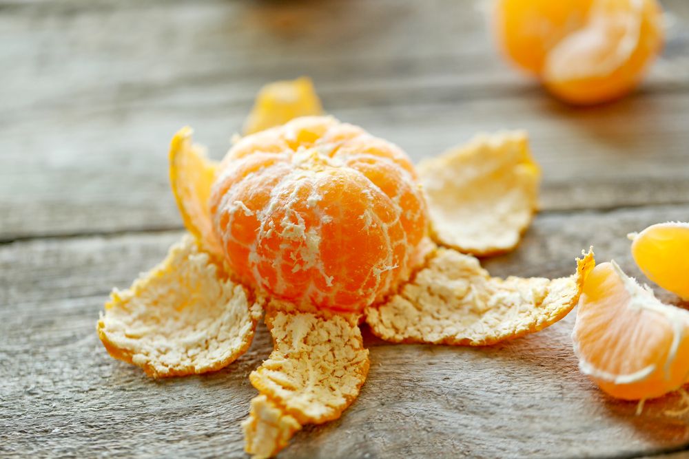 Jak využít kůru od mandarinek